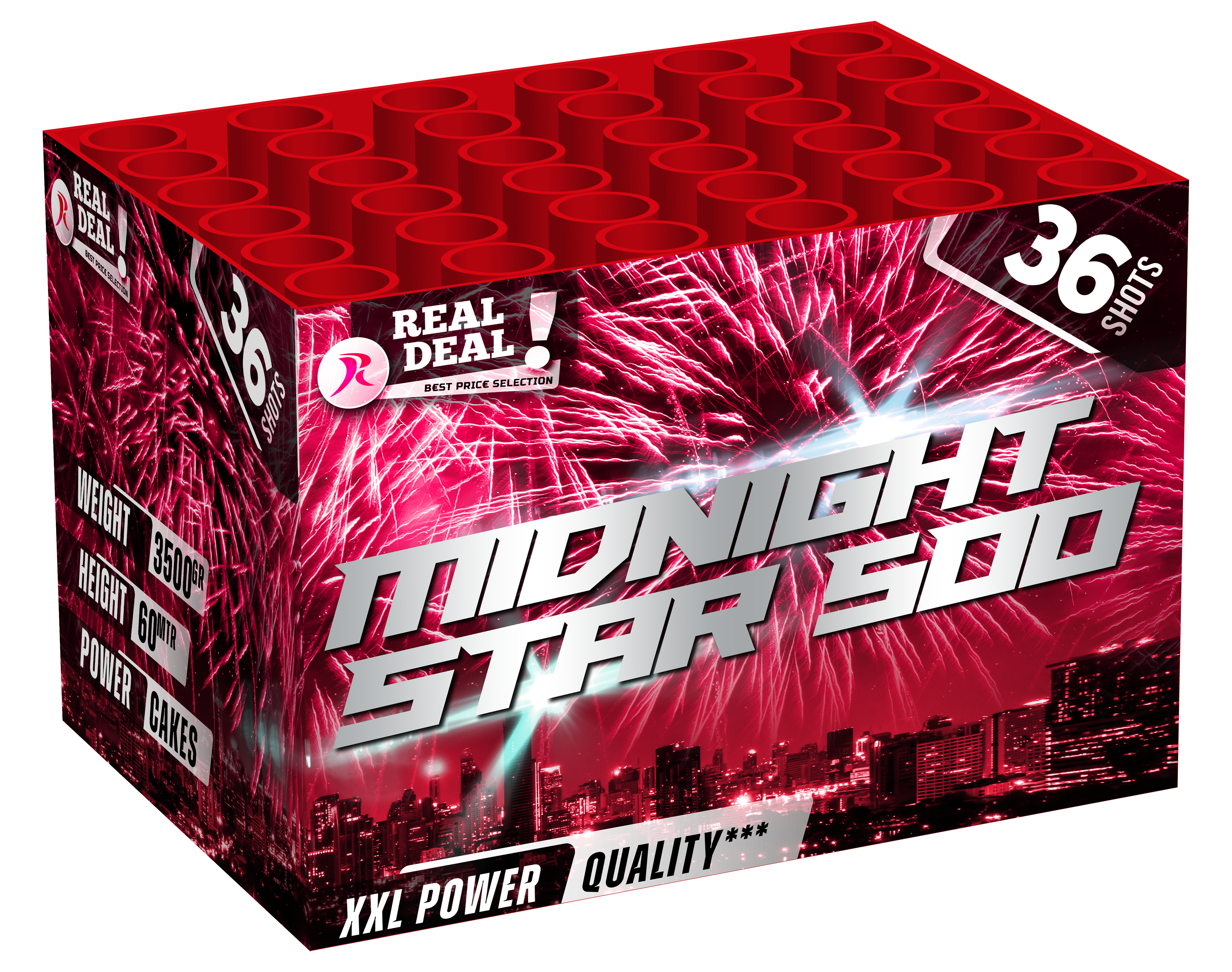 Midnight Star 500 Real Deal 36 Shots